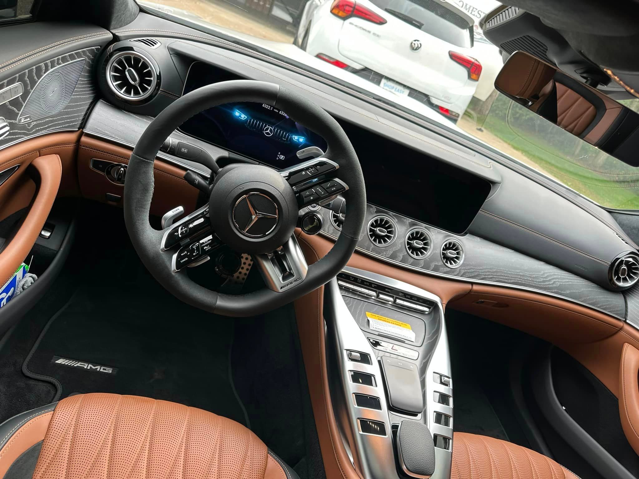 Auto Detailing - Mercedes-AMG GT 4-Door interior - Professional Detailing Wisconsin Dells