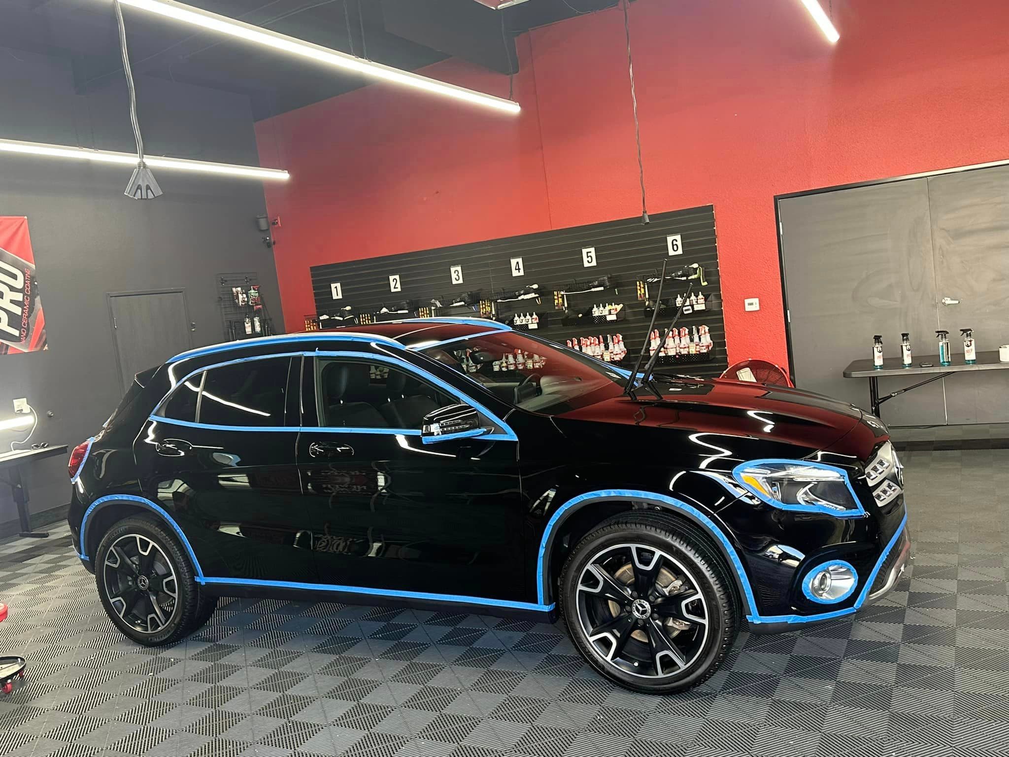 Ceramic Coating - Mercedes-Benz GLA paint reading - Professional Detailing Wisconsin Dells