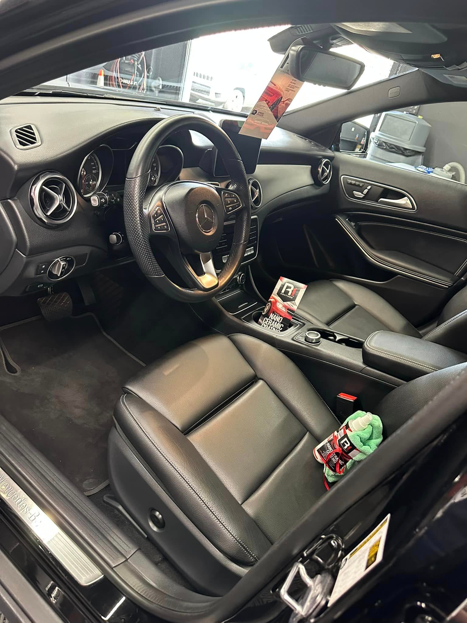 Ceramic Coating - Mercedes-Benz GLA finished interior - Professional Detailing Wisconsin Dells