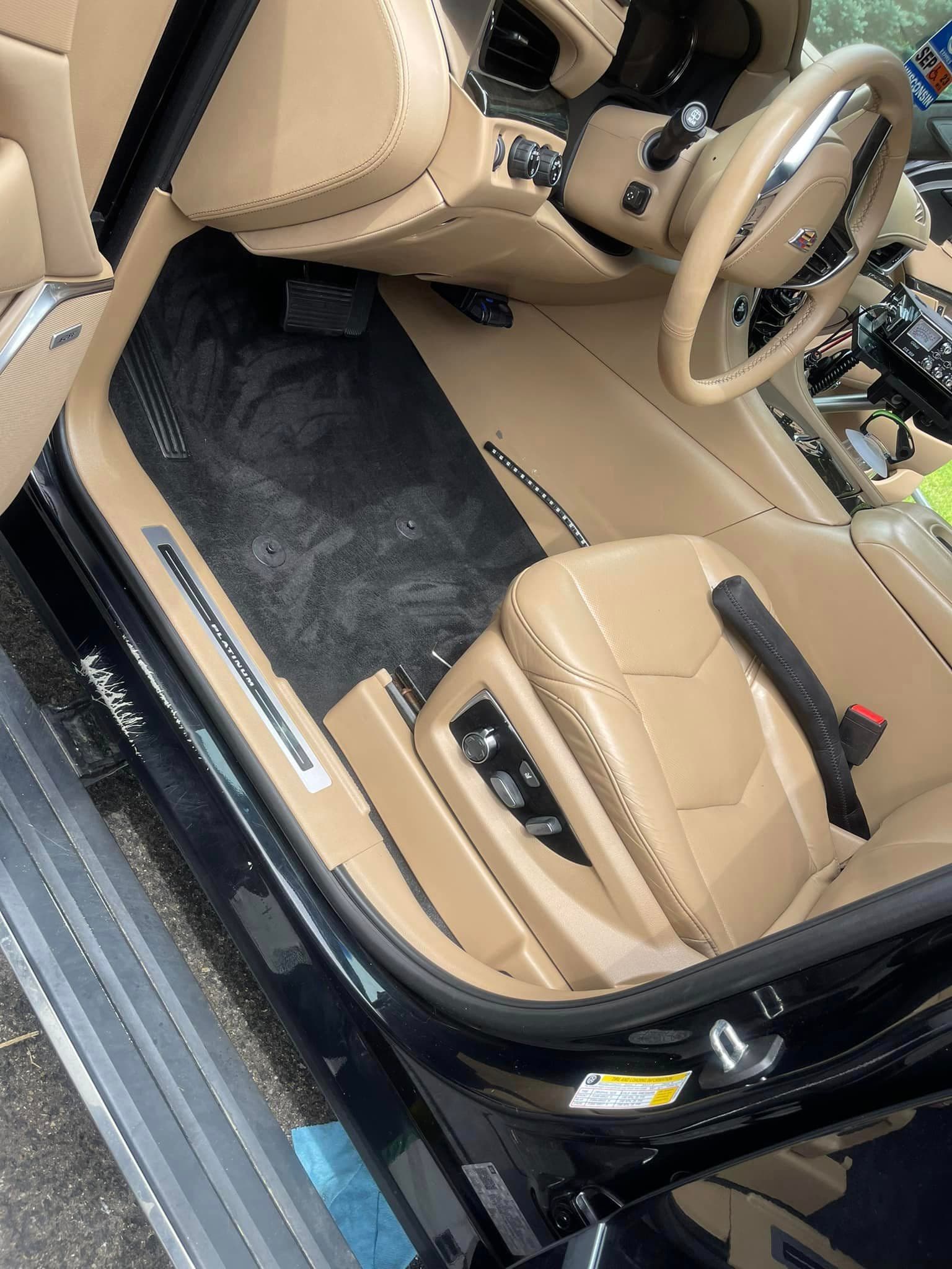 Auto Detailing - Cadillac Escalade Platinum second row - Professional Detailing Wisconsin Dells