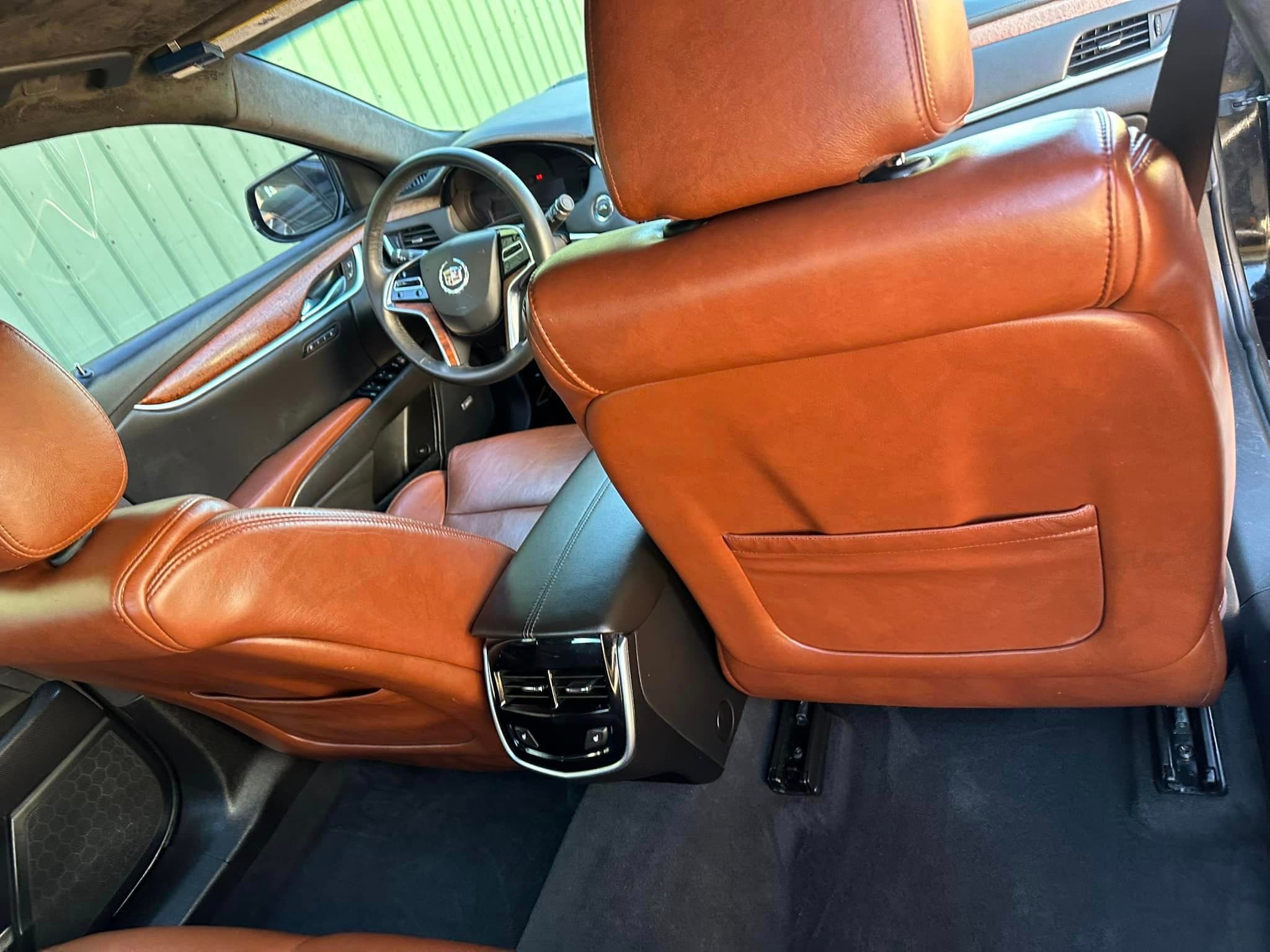 Auto Detailing - Cadillac XTS console - Professional Detailing Wisconsin Dells