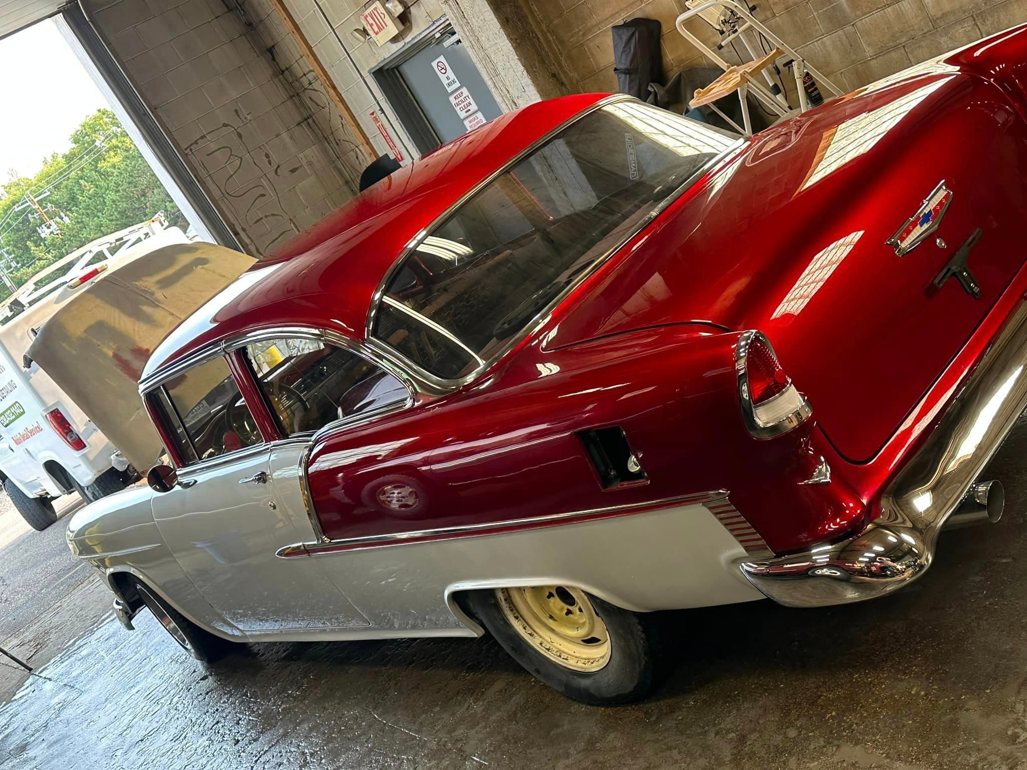 Ceramic Coating - 1955 Chevy Bel Air side - Professional Detailing Wisconsin Dells