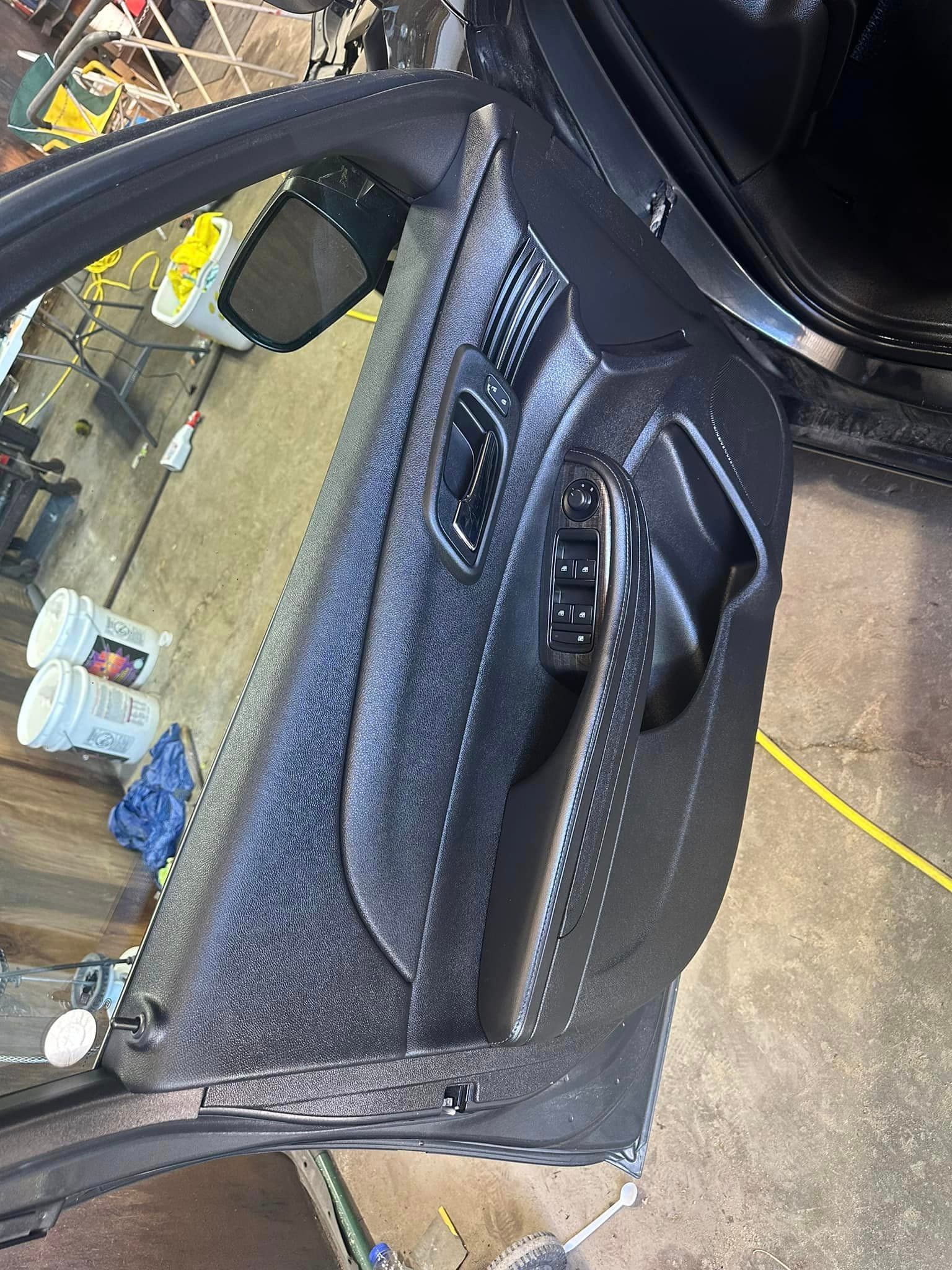 Auto Detailing - Chevrolet Malibu door close-up - Professional Detailing Wisconsin Dells