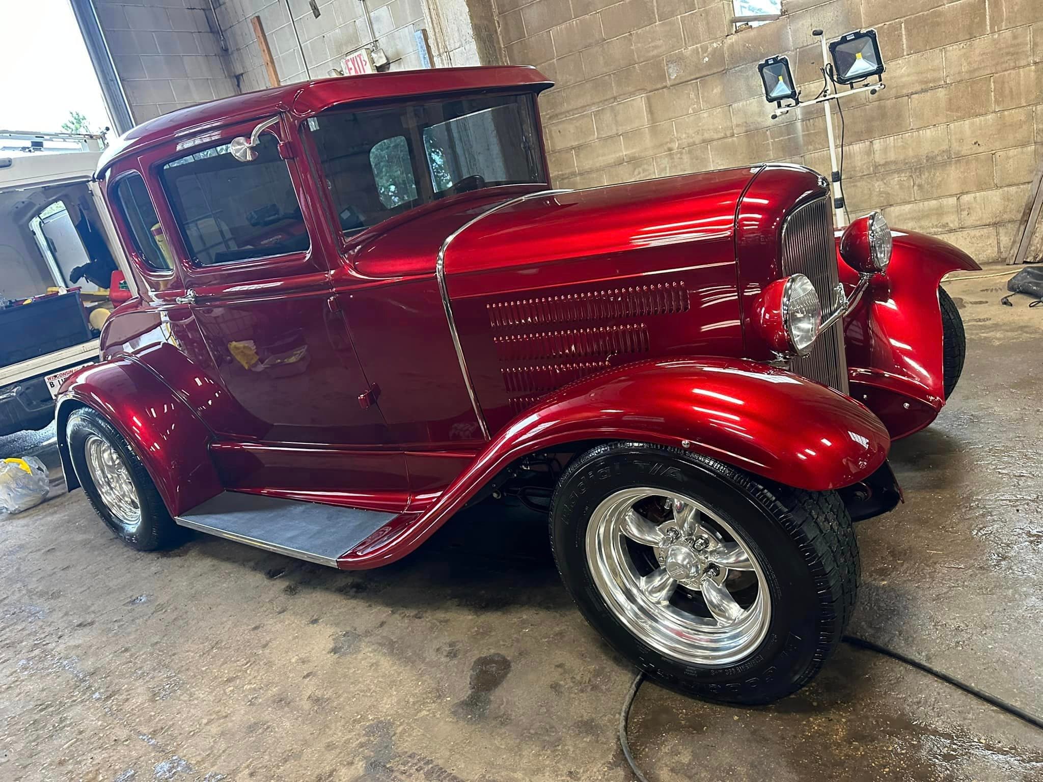 Candy-Red Ford Hot Rod — Auto Detailing preview
