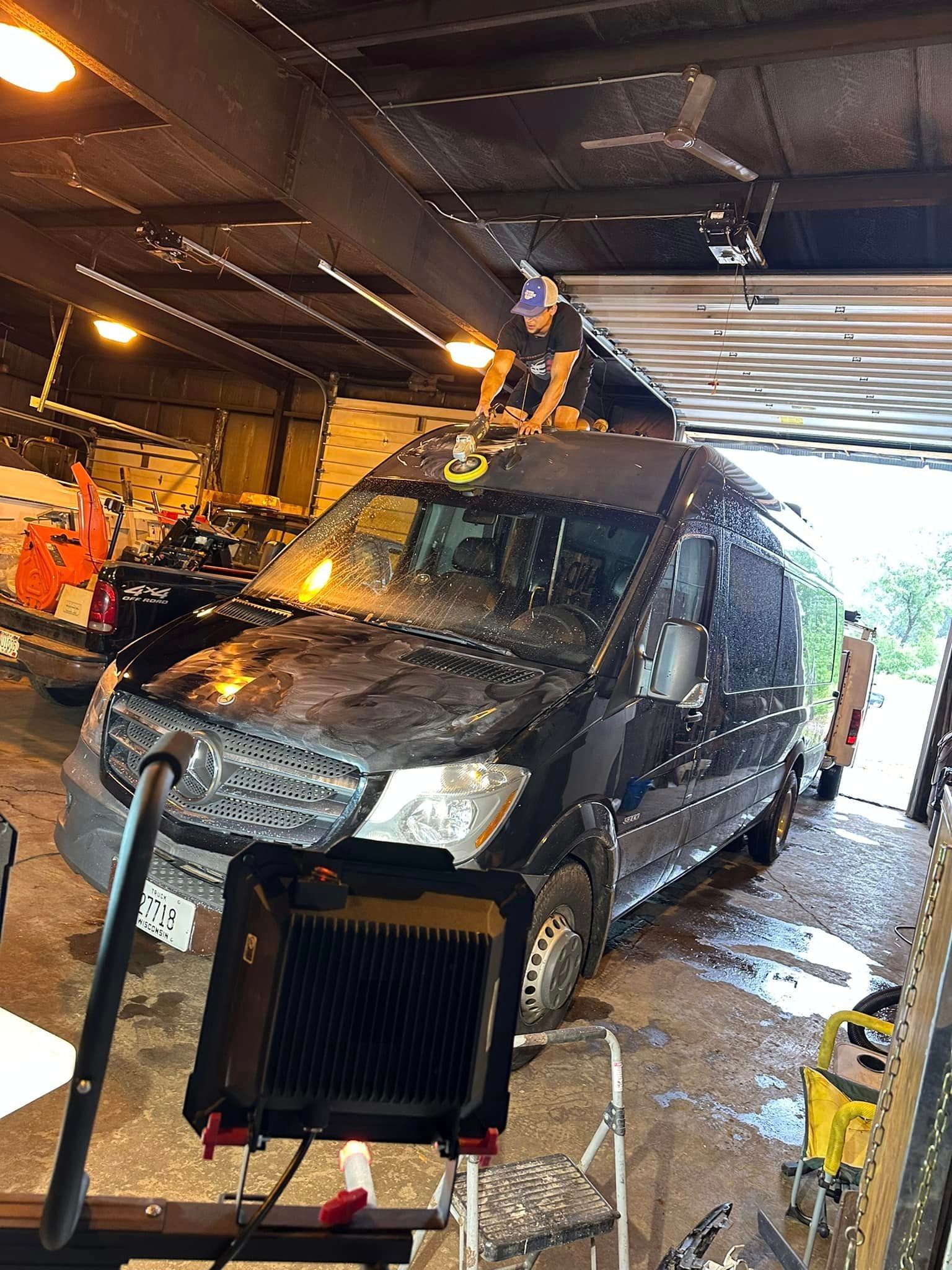 Ceramic Coating - Commercial Sprinter - Professional Detailing Wisconsin Dells