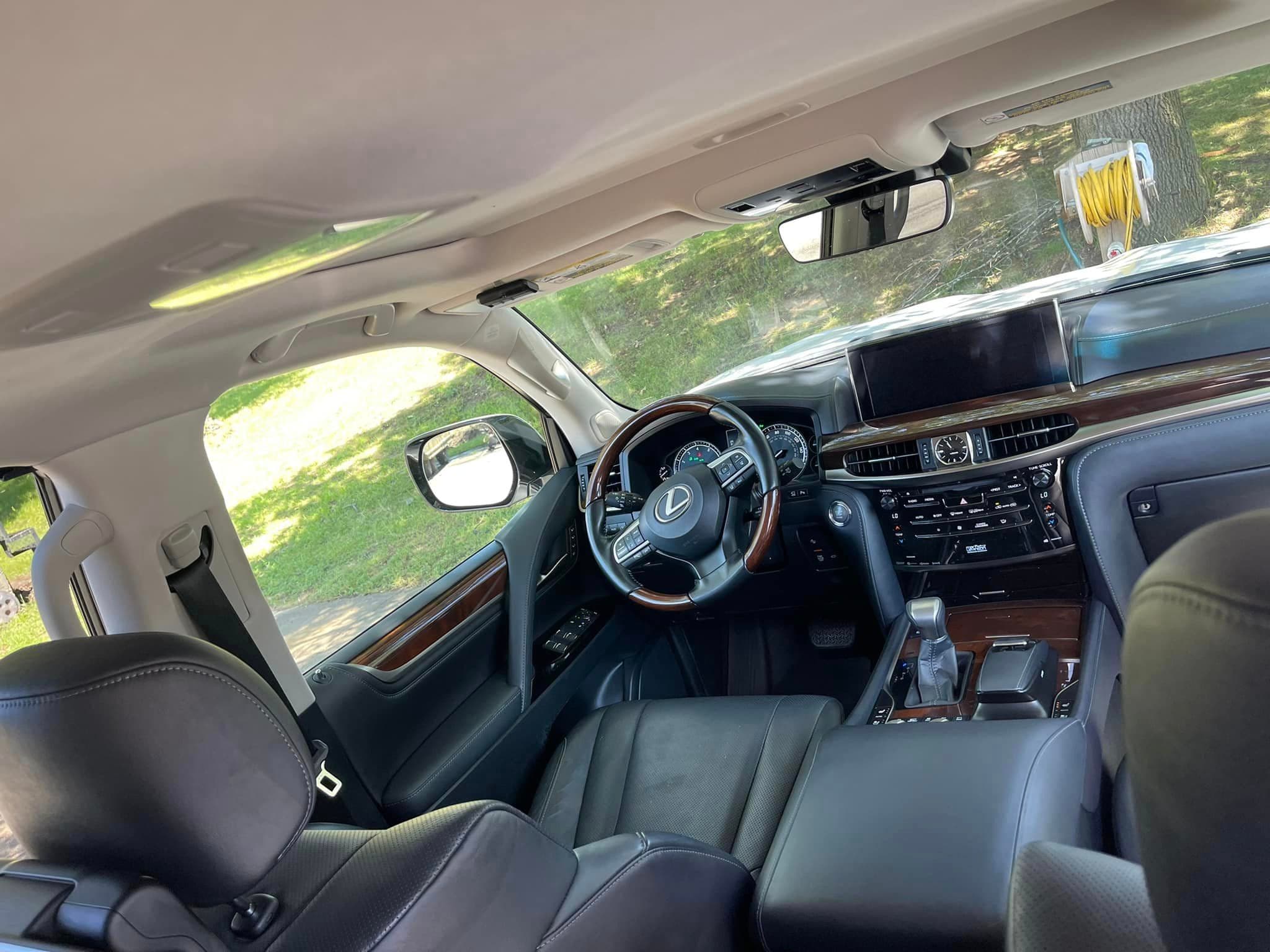 Auto Detailing - Lexus LX 570 wood trim - Professional Detailing Wisconsin Dells