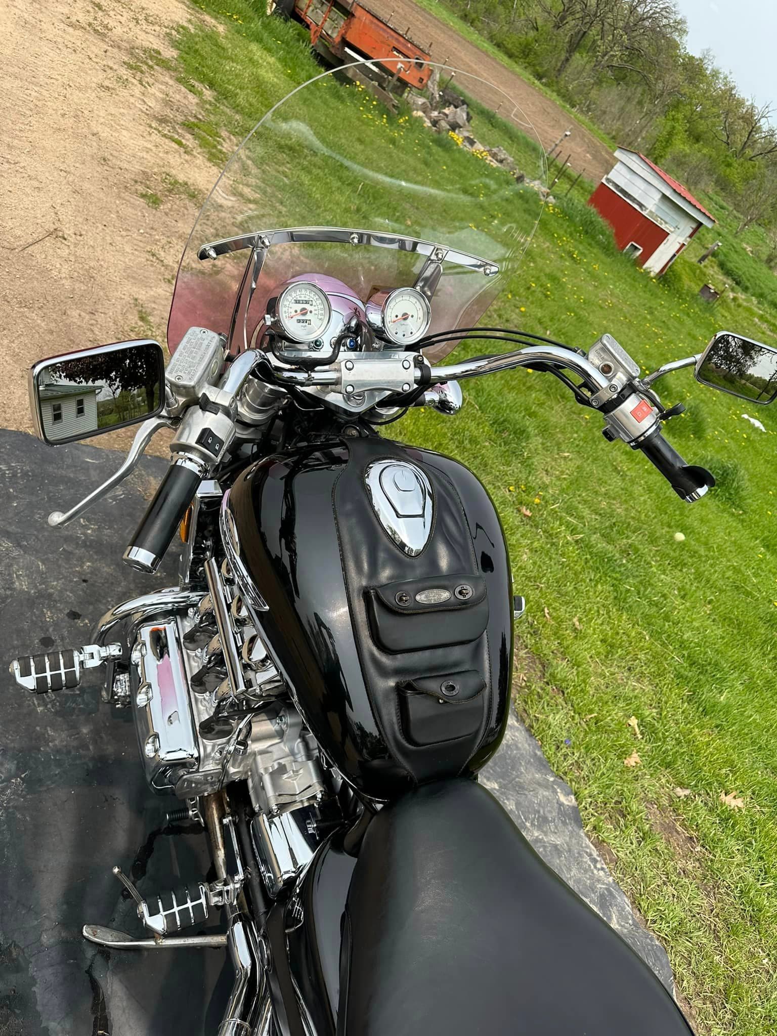 Auto Detailing - Honda VTX cockpit - Professional Detailing Wisconsin Dells