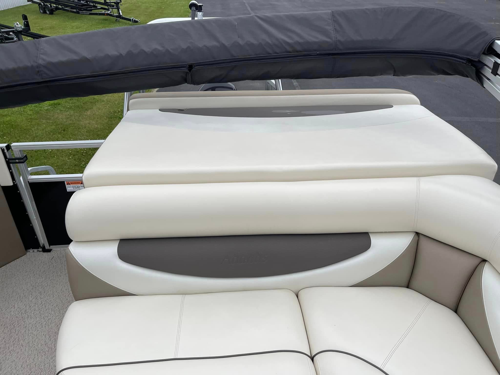 Auto Detailing - Pontoon boat finished - Professional Detailing Wisconsin Dells