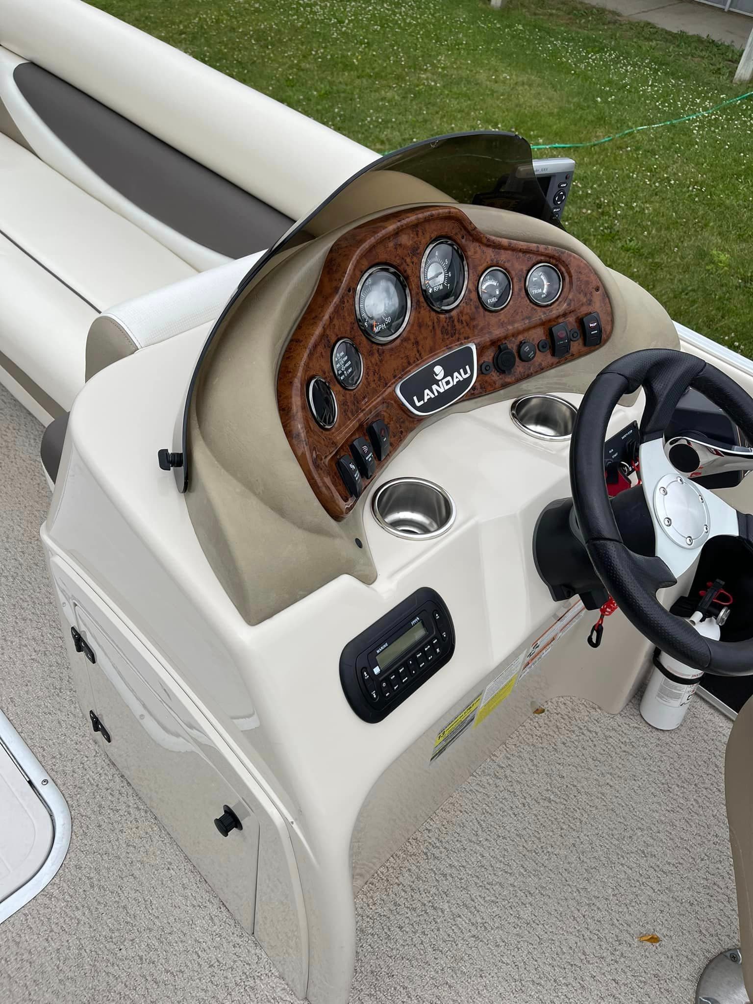 Auto Detailing - Pontoon boat detail - Professional Detailing Wisconsin Dells